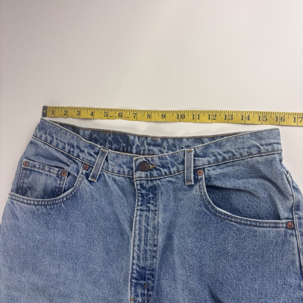 Levis 560 Men's 36x32 Jeans Loose Fit Tapered Medium Wash USA 90s Denim Vintage - Picture 10 of 13